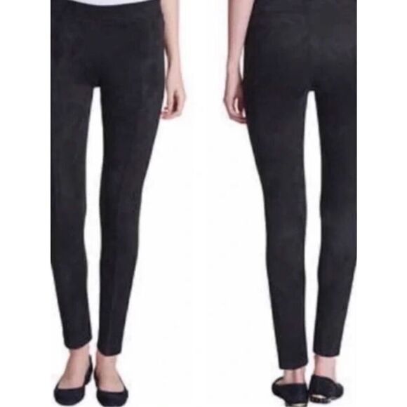 006 Andrew Marc faux suede black pull on pant size x-small - Picture 2 of 7